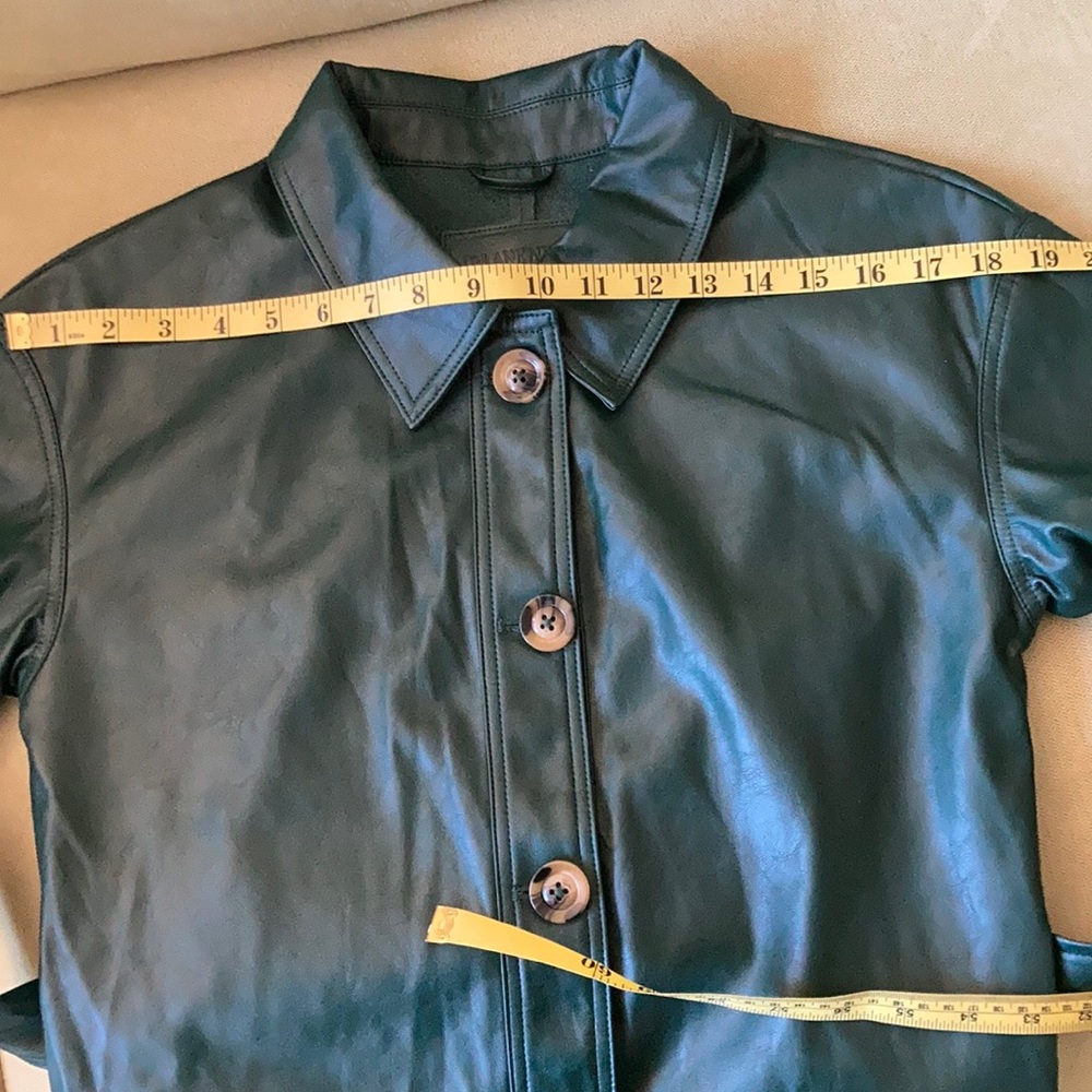 🎈🎈Blank NYC faux Leather long sleeve shirt dress - Picture 8 of 11